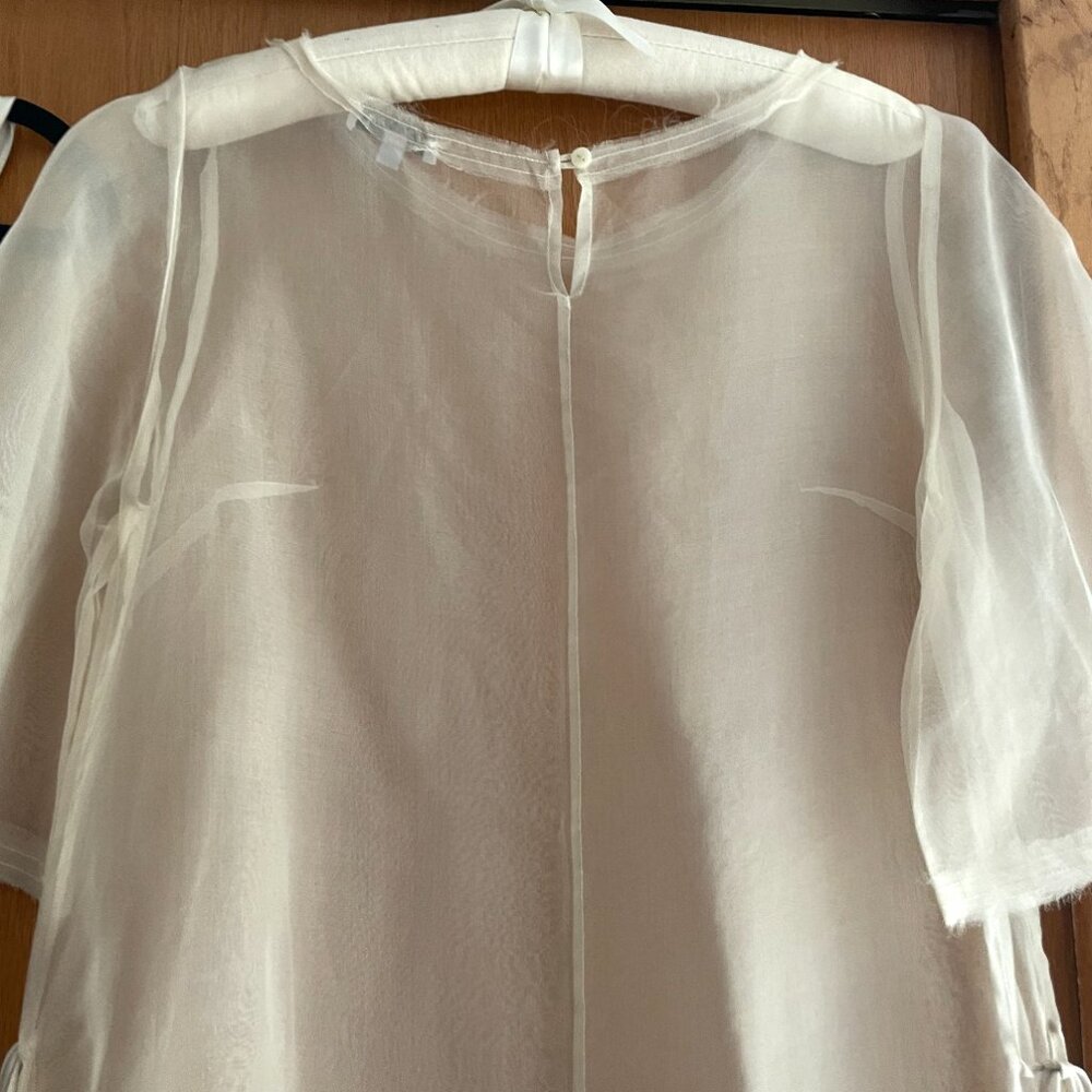 Kamperett SET Ivory Silk Thea Sheath & Lisette Midi Slip - Picture 8 of 10